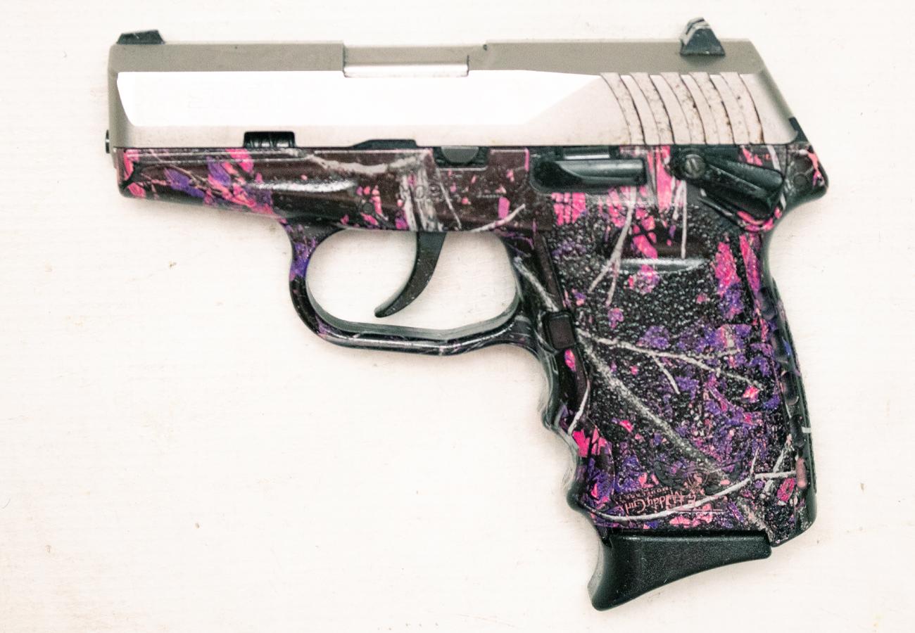 SCCY CPX-1 9mm Police Trade-In Semi-Auto Pistol with Muddy Girl Camo Finish